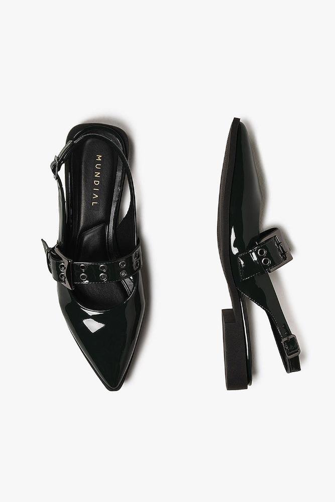 Sapatilha Feminina Slingback Mundial Catrina Preto 3