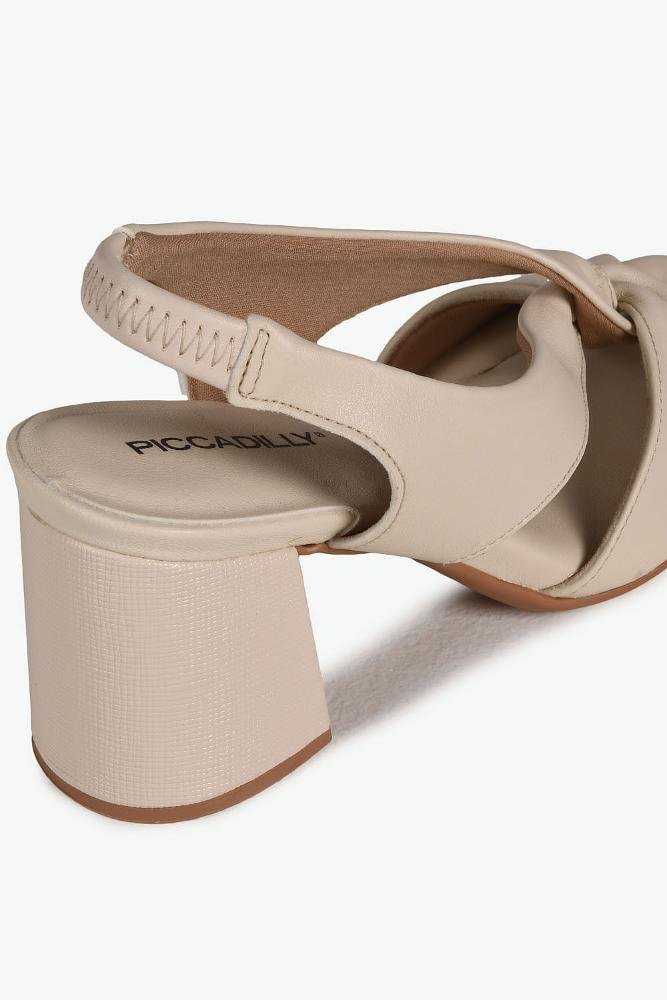 Conforto Feminino Salto Alto Piccadilly Georgine Off White 2