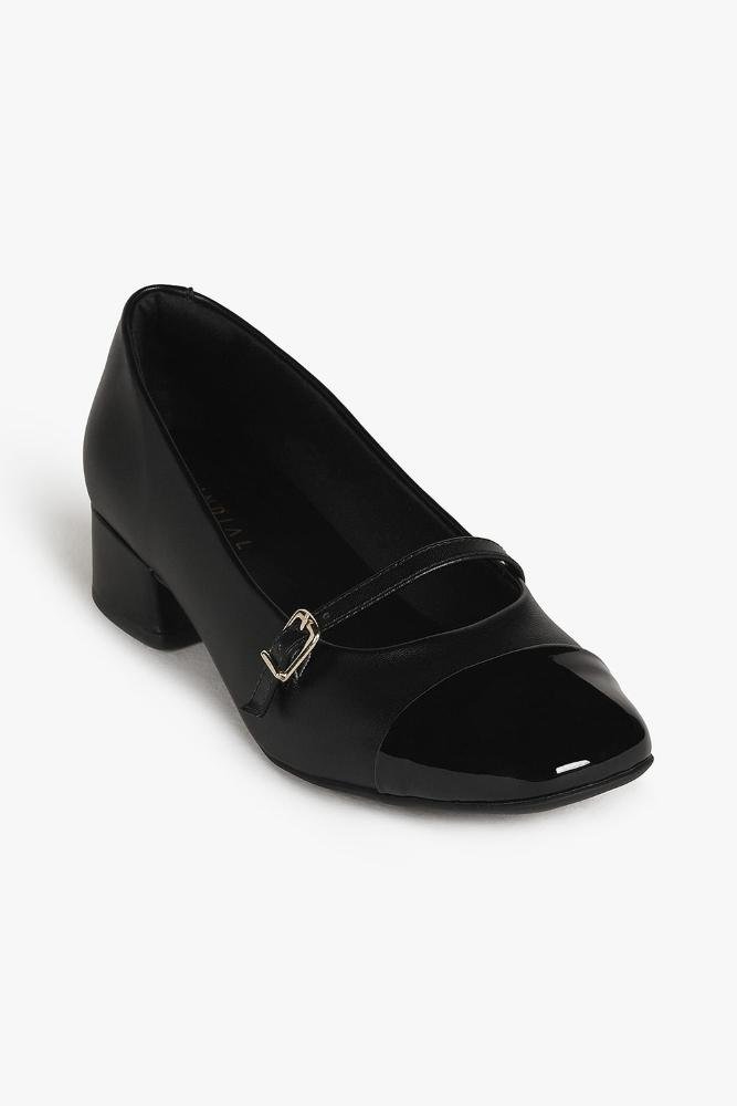 Sapato Feminino De Boneca Mundial Swelen Preto 4
