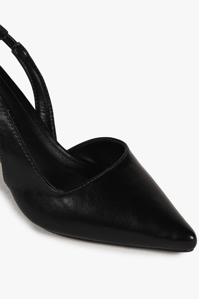 Scarpin Feminino Slingback Mundial Audrei Preto 2