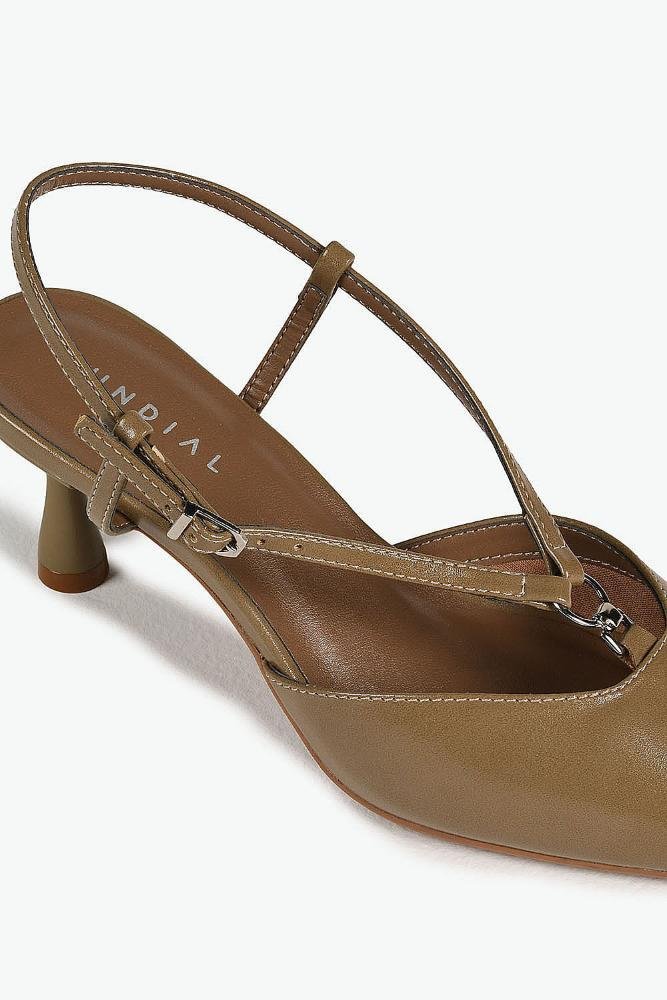 Scarpin Feminino Slingback Mundial Britany Verde 3
