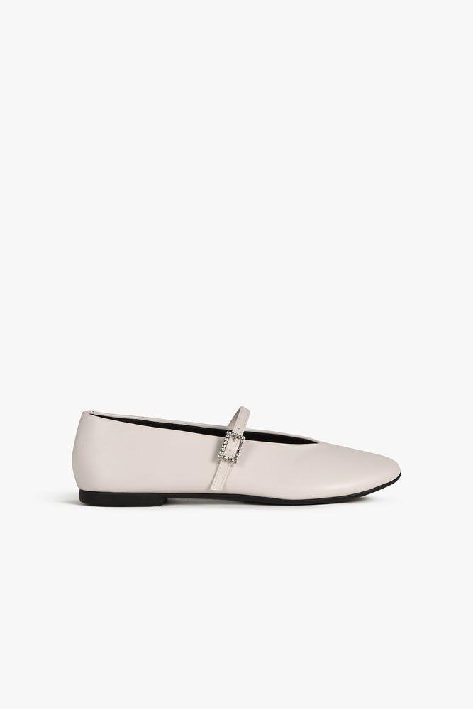 Sapatilha Feminina Tiras Mundial Marjorie Off White 1