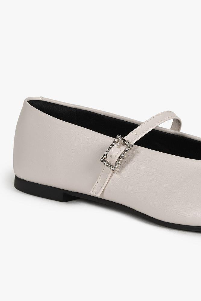 Sapatilha Feminina Tiras Mundial Marjorie Off White 2