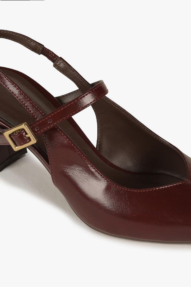 Sapato Feminino Slingback Mundial Veronika Vermelho 2