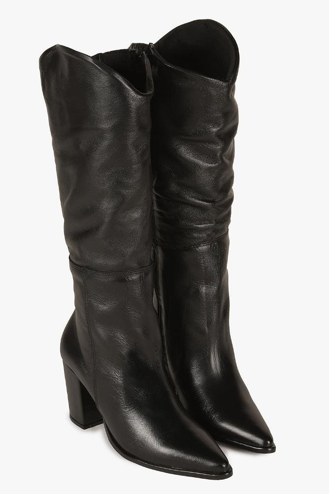 Bota Feminina Cano Longo Mundial Thaina Preto 4