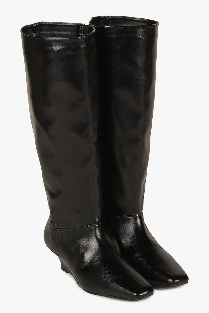 Bota Feminina Cano Alto Mundial Rafaella Preto 4