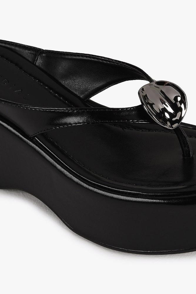 Tamanco Feminino Plataforma Mundial Zaya Preto 2
