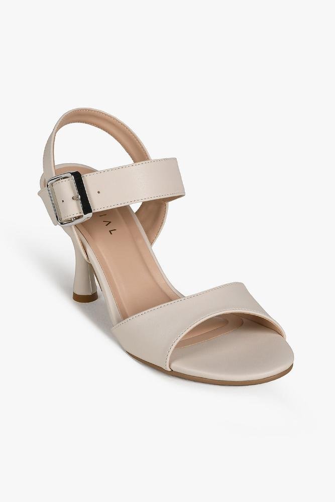 Sandália Feminina Salto Alto Mundial Samia Off White 4