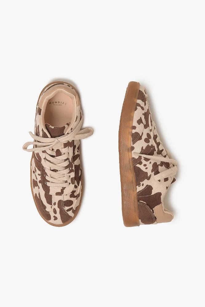 Tênis Feminino Casual Mundial River Off White/Marrom 4