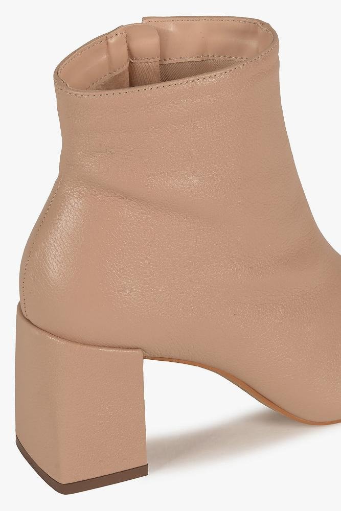 Bota Feminina Cano Médio Mundial Wynter Bege 2