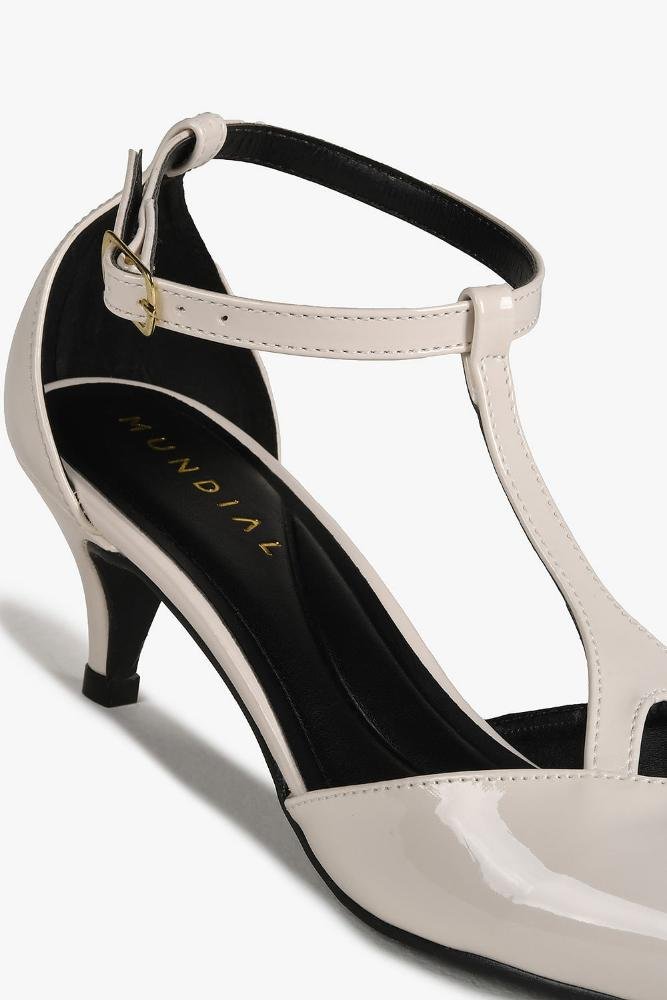 Scarpin Feminino Slingback Mundial Poliana Off White 2