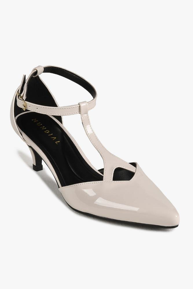 Scarpin Feminino Slingback Mundial Poliana Off White 4
