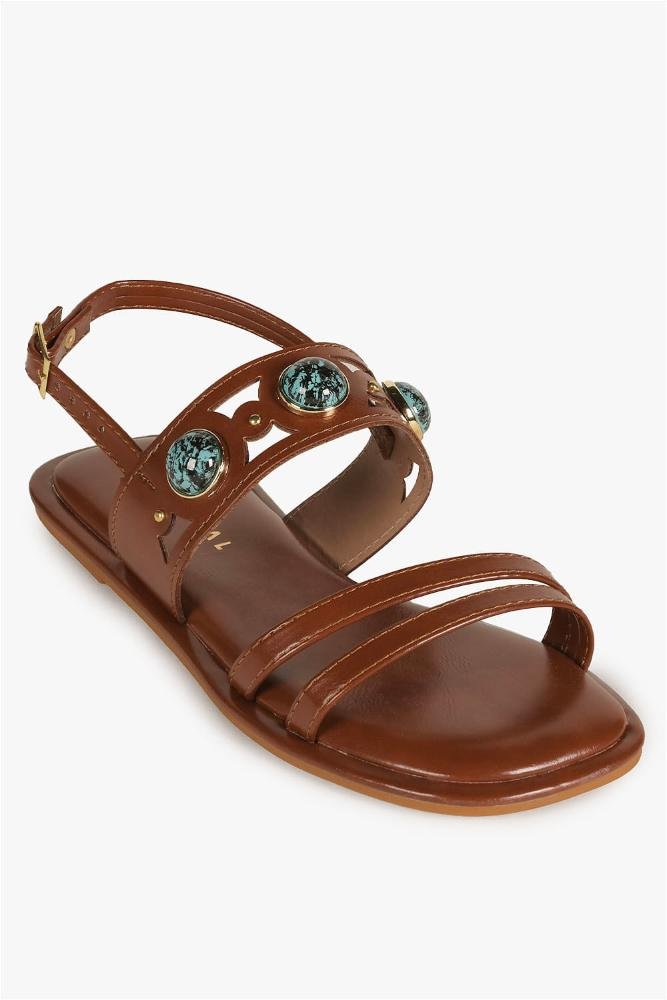 Rasteira Feminina Mundial Joyci Marrom 4