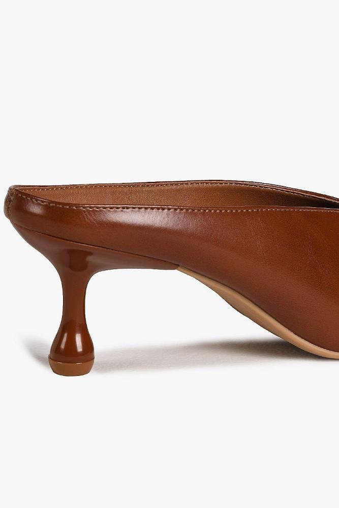 Mule Feminino Mundial Seline Caramelo 2