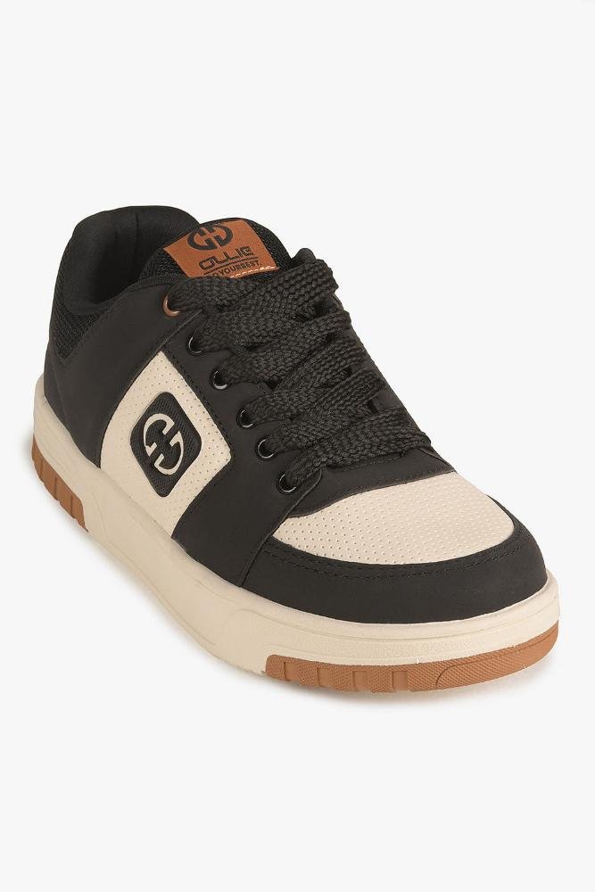 tênis Masculino Ollie Furious 3 Bege/Preto 4