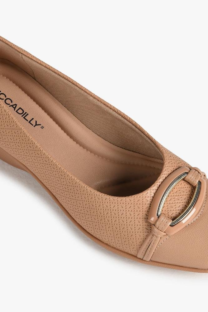 Conforto Feminino Salto Médio Piccadilly Orlanda Bege 2