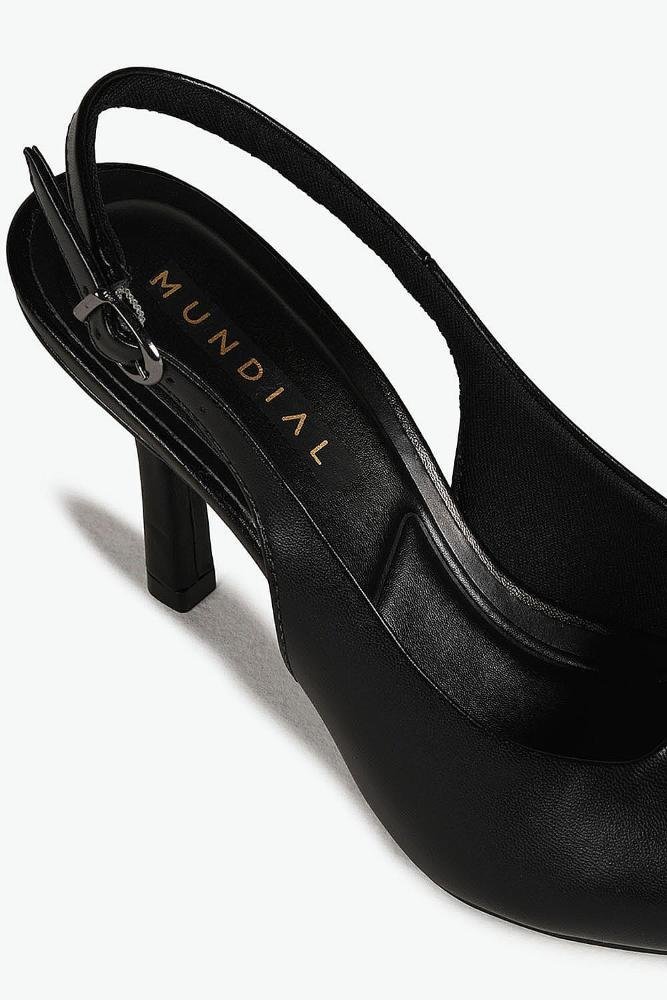 Sapato Feminino Slingback Mundial Sofia Preto 2
