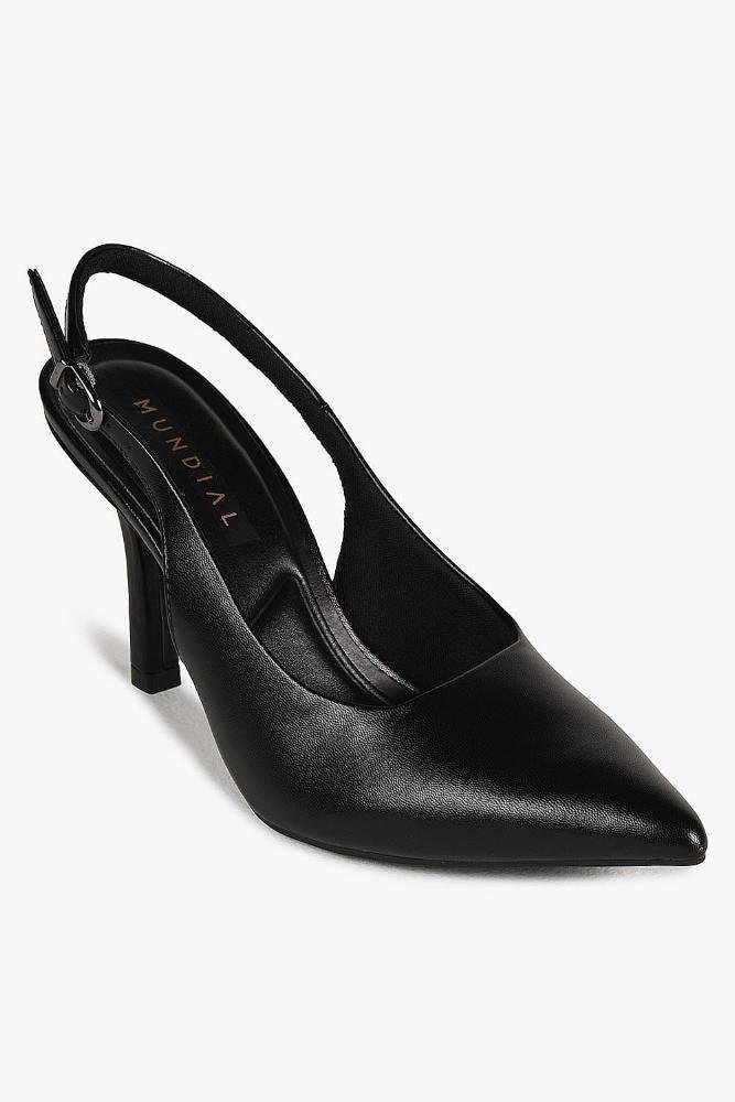 Sapato Feminino Slingback Mundial Sofia Preto 4