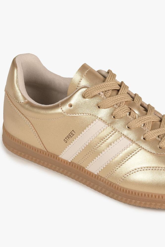 Tênis Feminino Casual Mundial Serenna Dourado 2