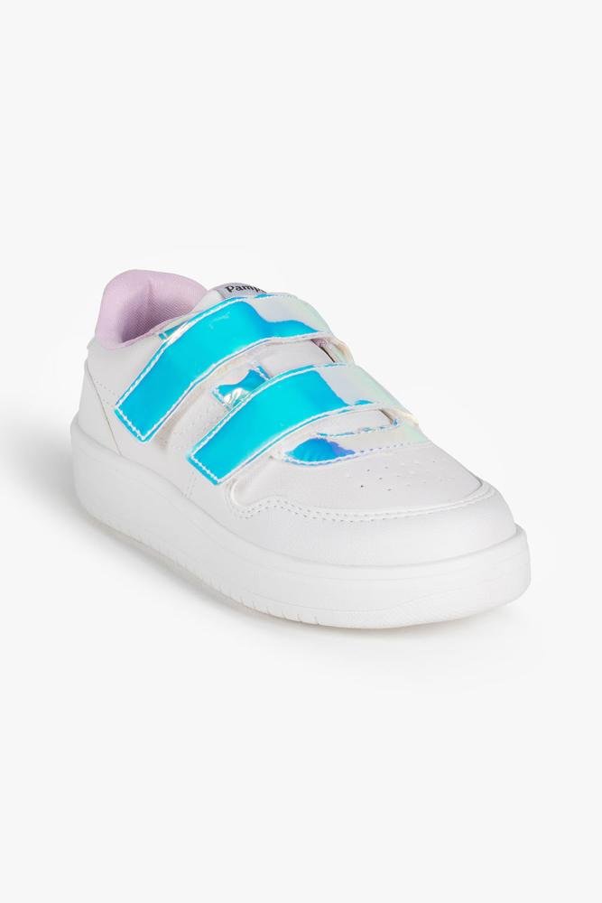 Tênis Infantil Pampili Holográfico Hype Branco 4