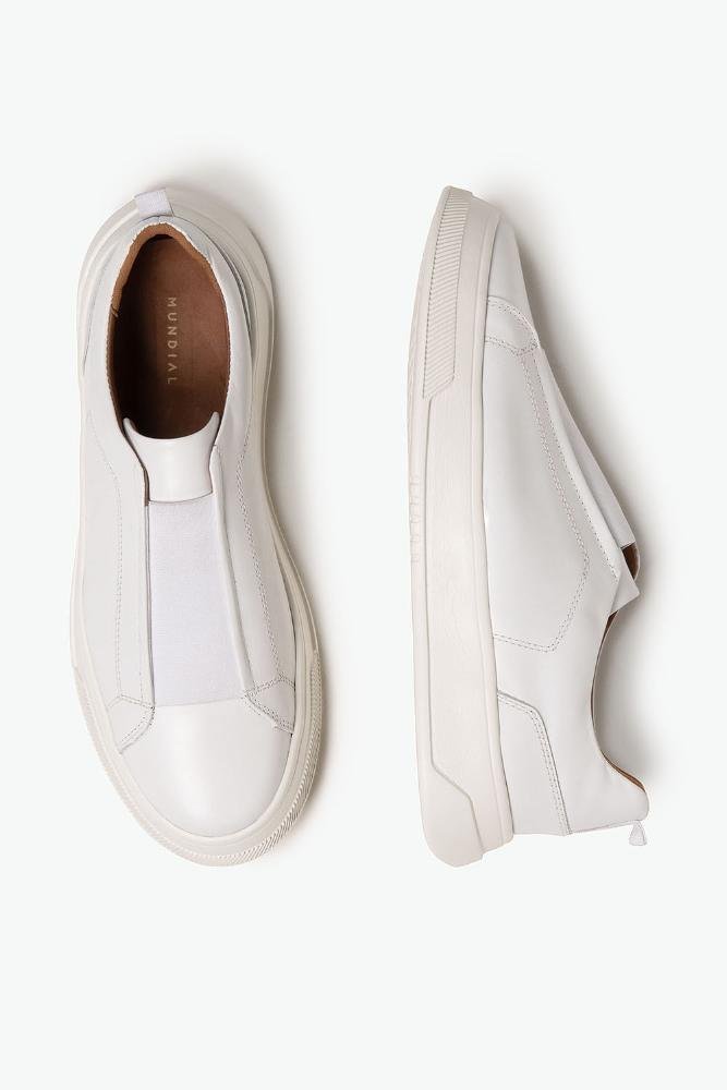 Sapato Casual Masculino Mundial Astro Branco 3