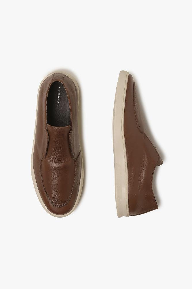 Mocassim Masculino Mundial Isque Marrom 3