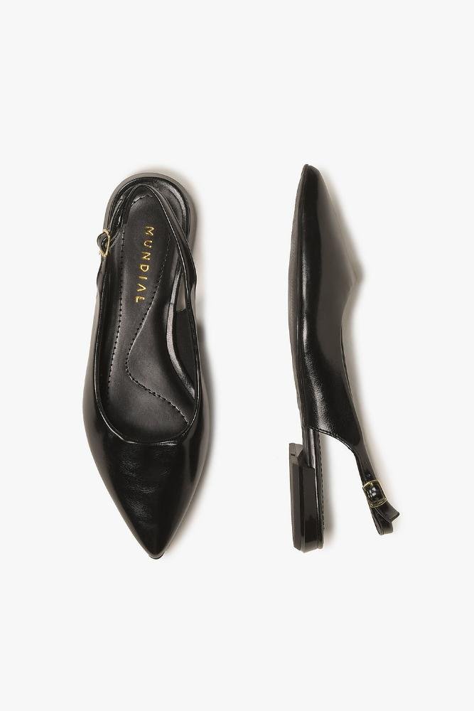 Sapatilha Feminina Slingback Mundial Lilura Preto 3