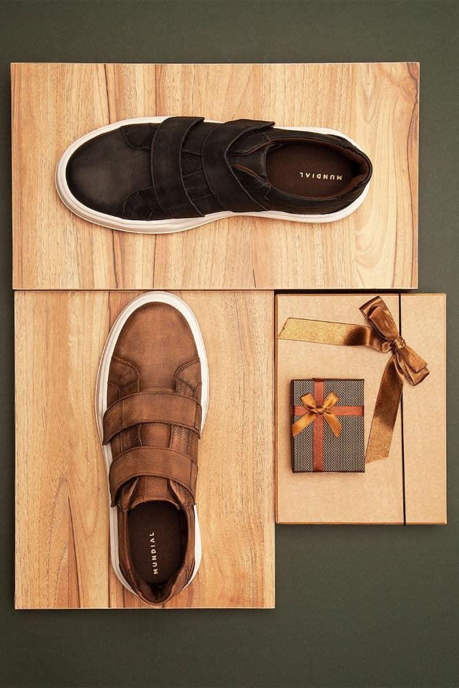 Sapato Casual Masculino Mundial Jogg Café 2