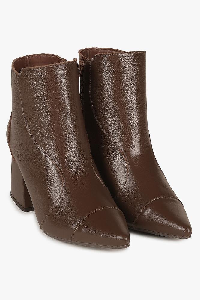 Bota Feminina Cano Curto Mundial Elsa Café 4