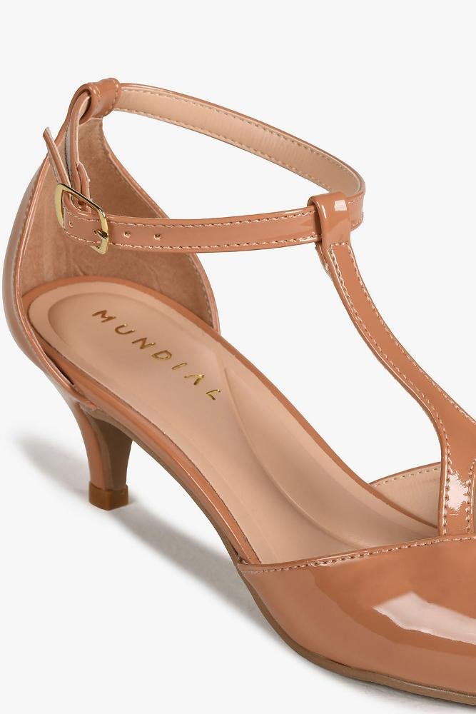 Scarpin Feminino Slingback Mundial Poliana Marrom 2