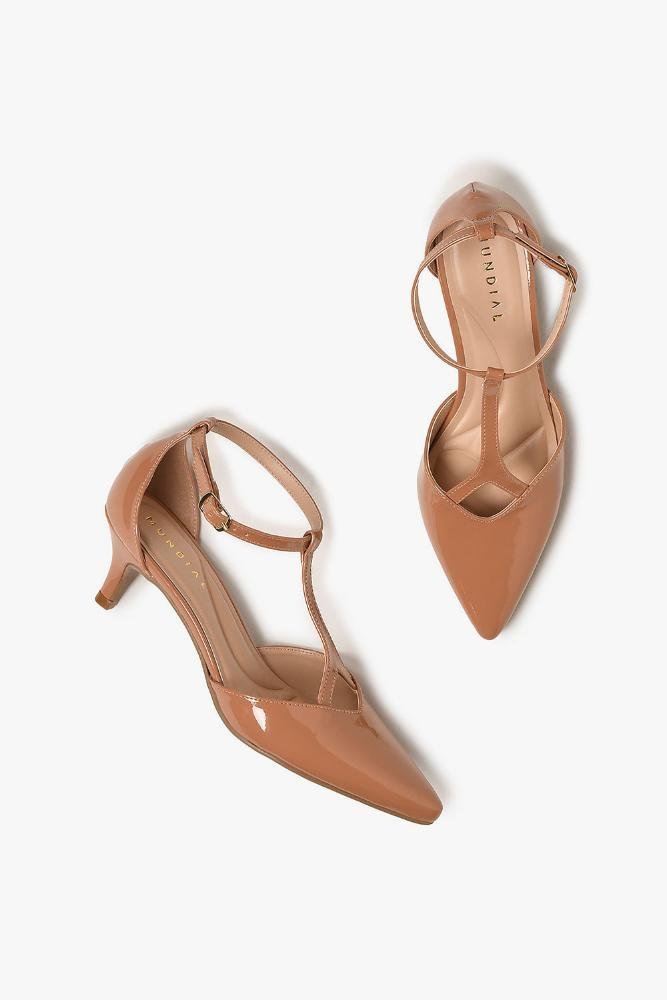 Scarpin Feminino Slingback Mundial Poliana Marrom 3