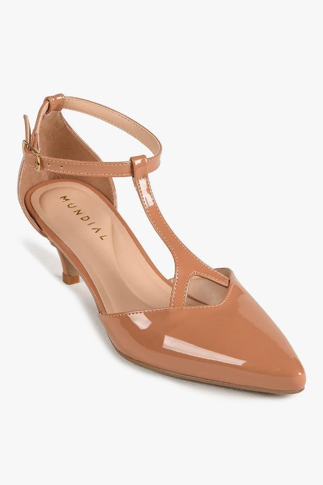 Scarpin Feminino Slingback Mundial Poliana Marrom 4
