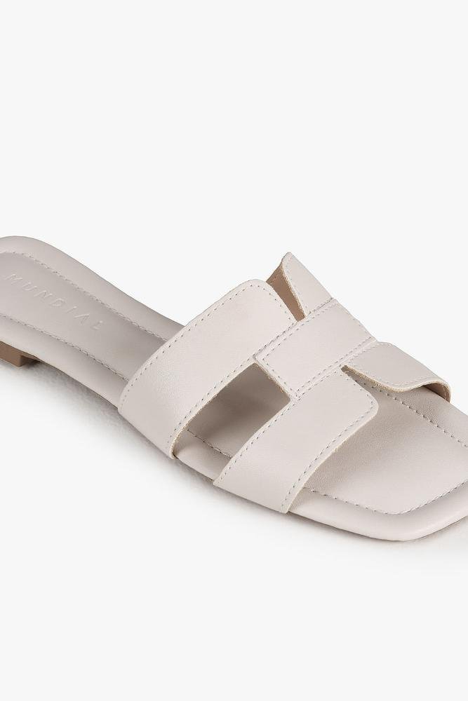 Rasteira Feminina Mundial Nazareth Off White 2