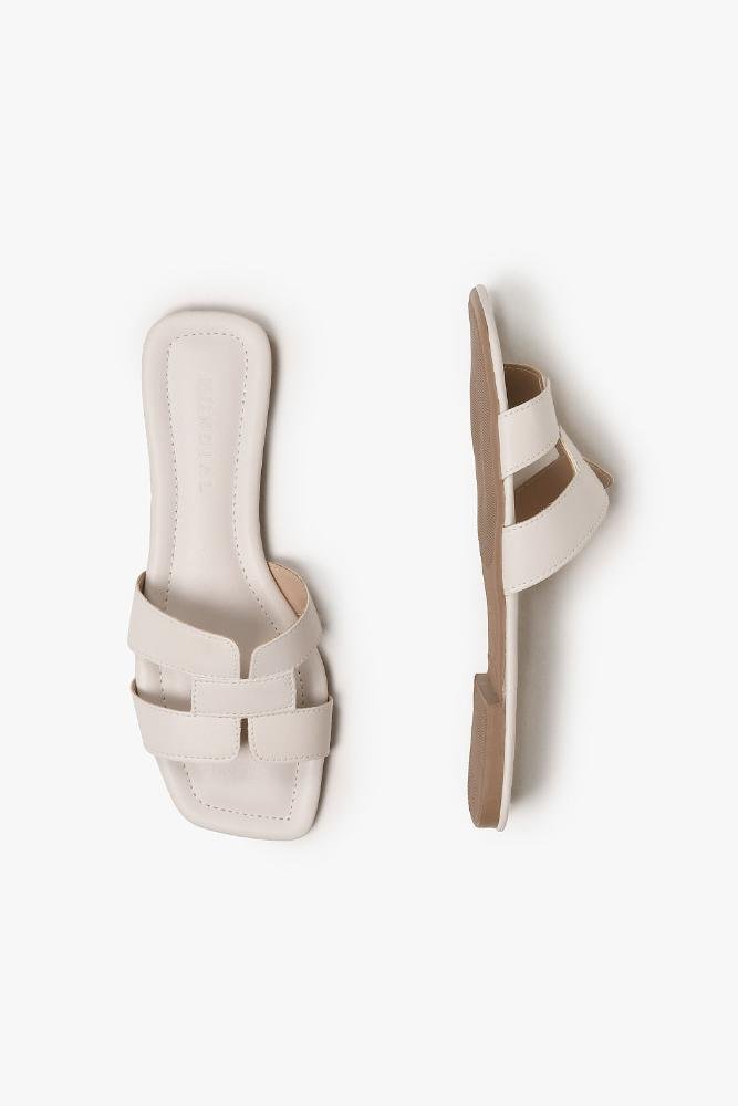 Rasteira Feminina Mundial Nazareth Off White 3