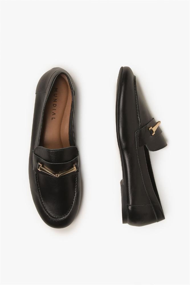 Mocassim Feminino Mundial Lea Preto 3