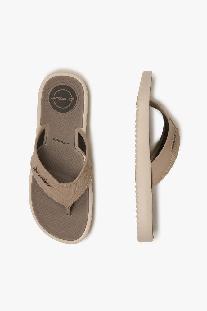 Chinelo Rider Trace Plus Masculino Bege 3