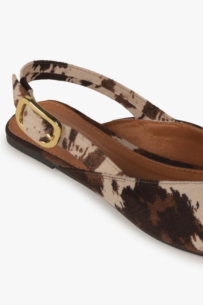 Sapatilha Feminina Slingback Mundial Reese Café 2