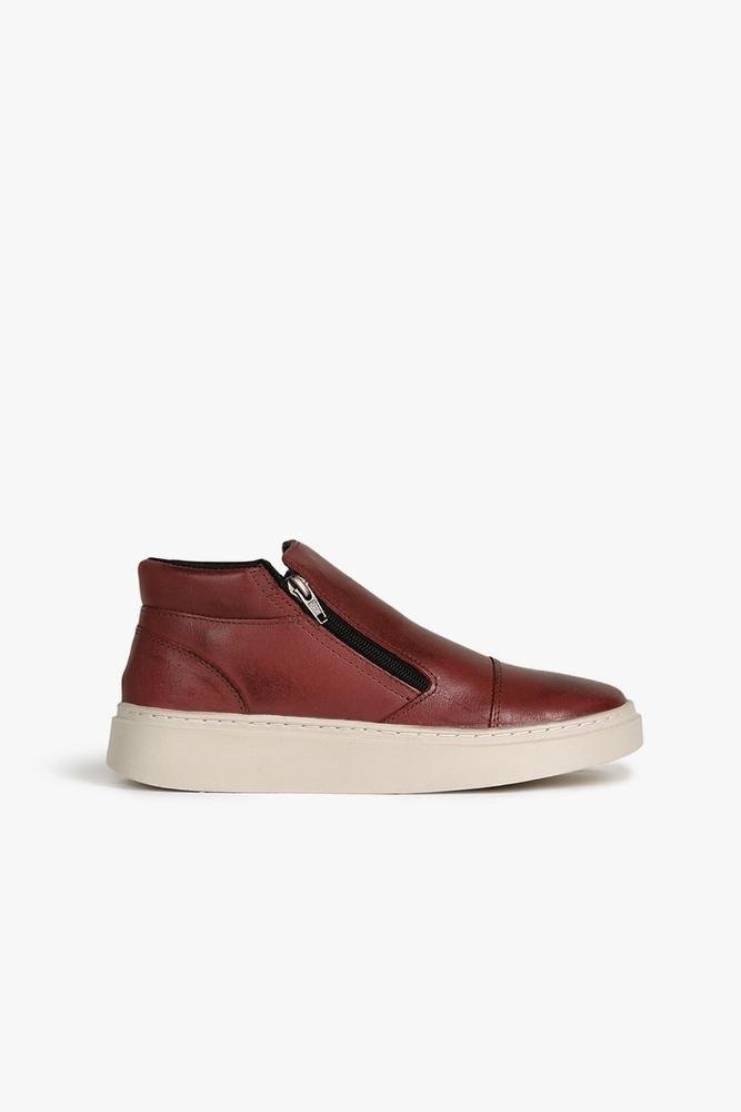 Tênis Feminino Plataforma Mundial Funty Vermelho 2