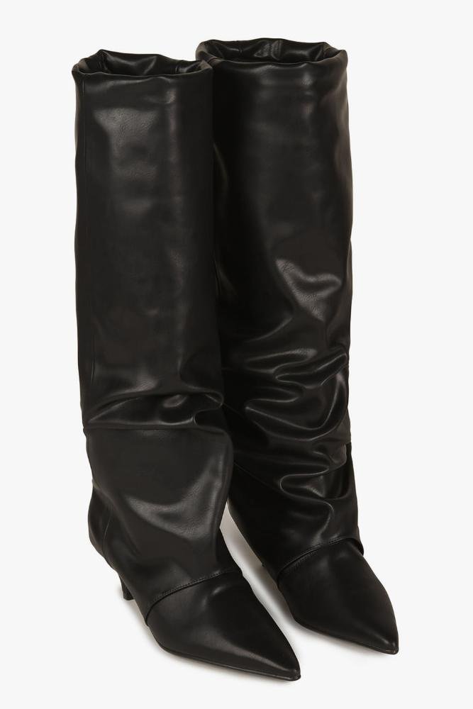 Bota Feminina Cano Alto Mundial Micaele Preto 4