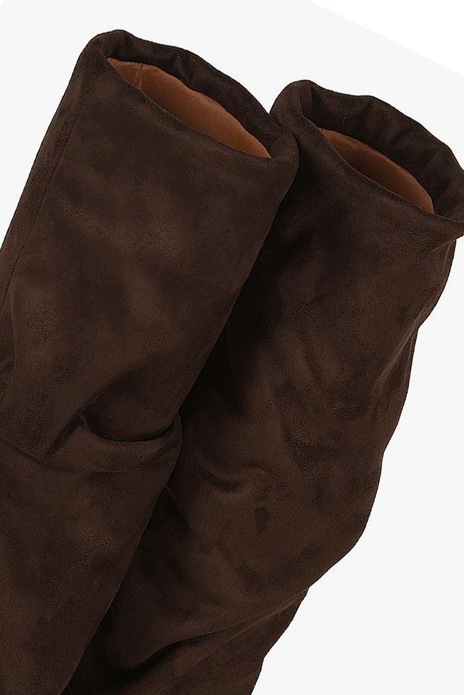 Bota Feminina Cano Alto Mundial Micaele Café 2