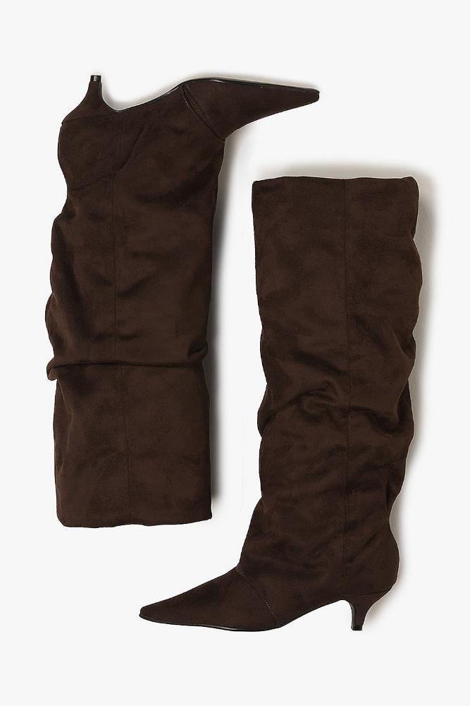 Bota Feminina Cano Alto Mundial Micaele Café 3