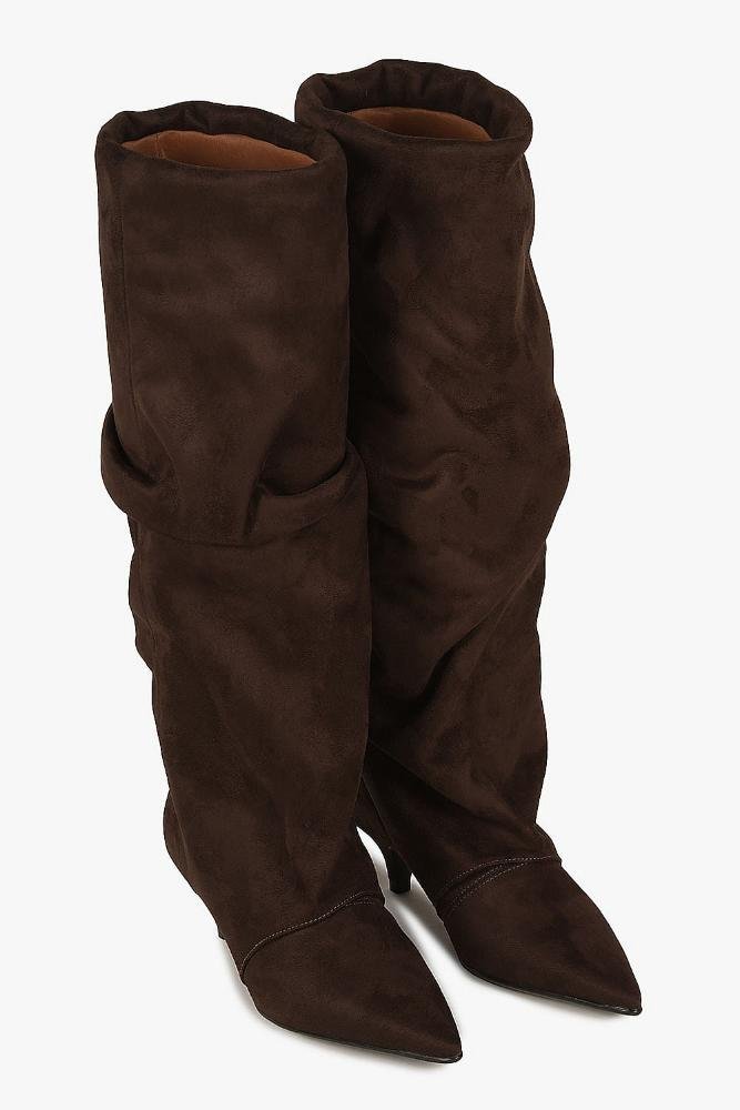 Bota Feminina Cano Alto Mundial Micaele Café 4