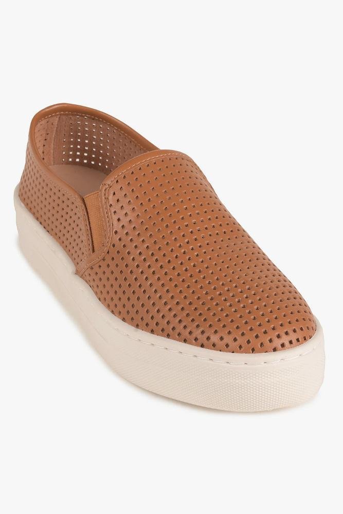 Tênis Feminino Slip On Mundial Rhea Caramelo 4