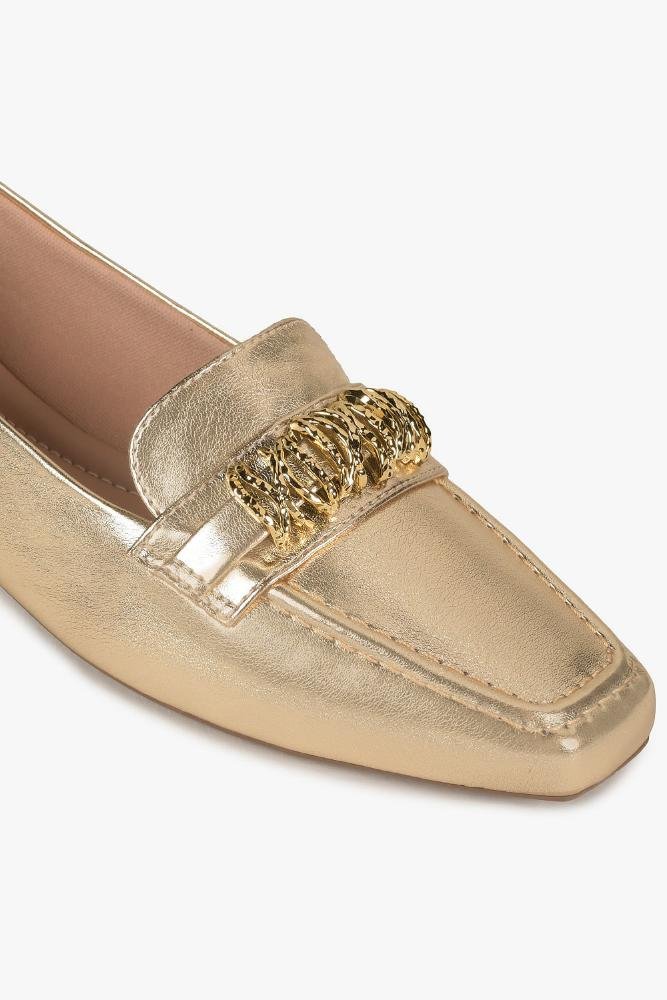 Mocassim Feminino Mundial Agnes Dourado 2