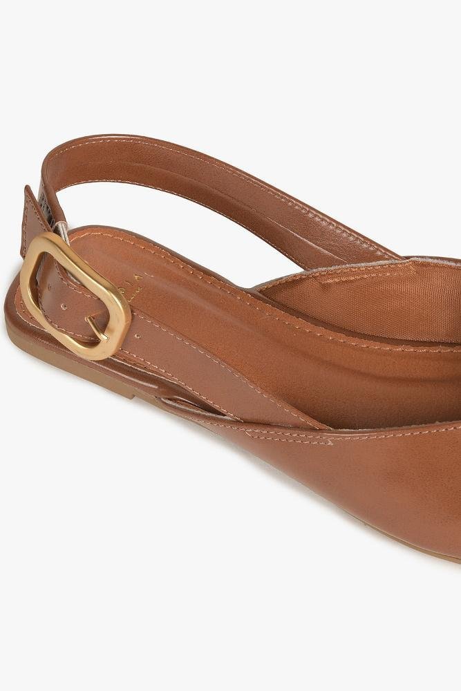 Sapatilha Feminina Slingback Mundial Reese Marrom 2