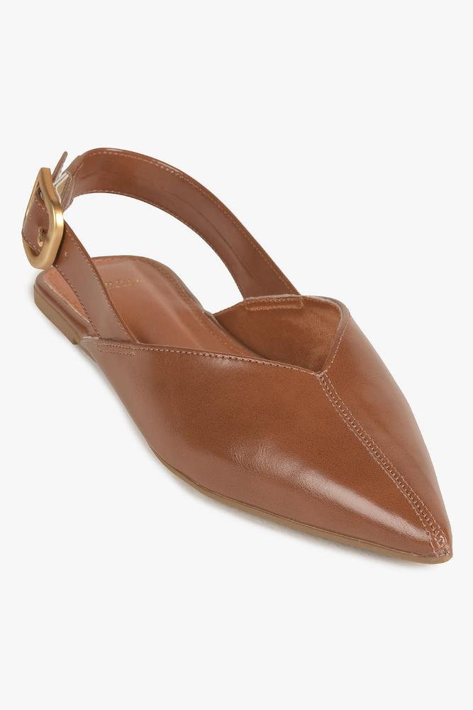 Sapatilha Feminina Slingback Mundial Reese Marrom 4