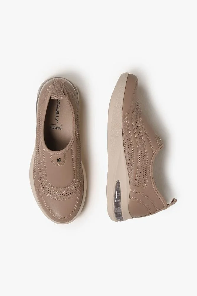 Conforto Feminino Piccadilly SoftStep Skyler Bege 3