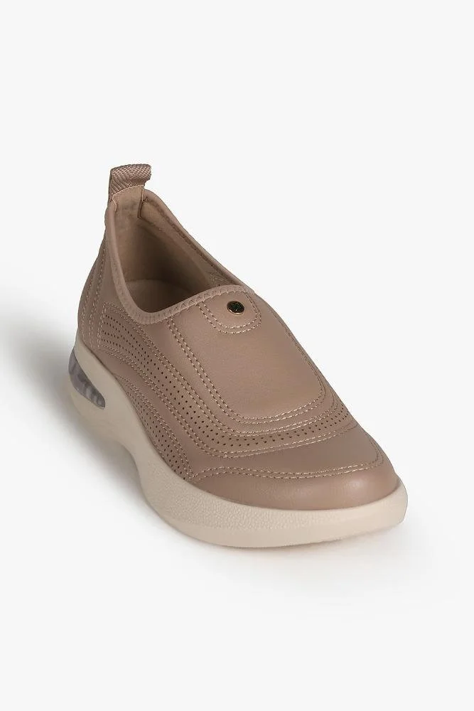 Conforto Feminino Piccadilly SoftStep Skyler Bege 4