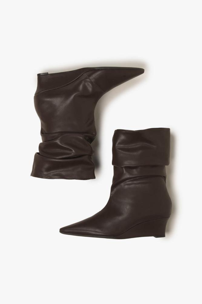 Bota Feminina Cano Médio Mundial Angelina Café 3