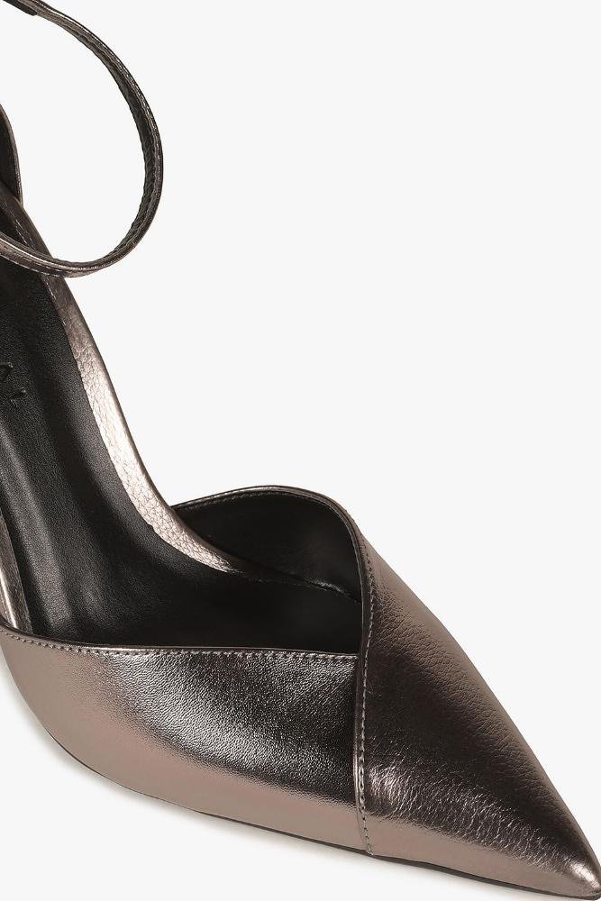 Scarpin Feminino Mundial Ranna Prata Velho 2
